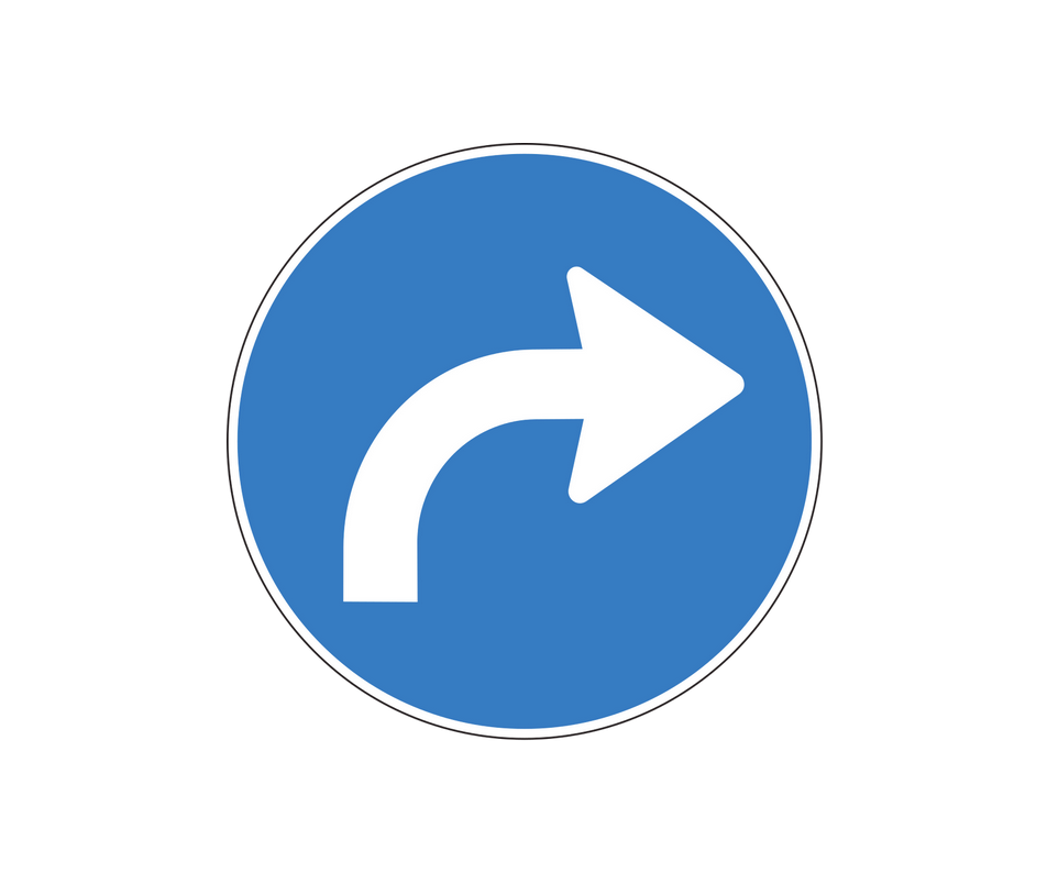 Signal Rechtsabbiegen
