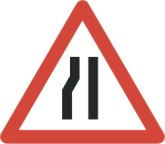 Verengung links 50 cm