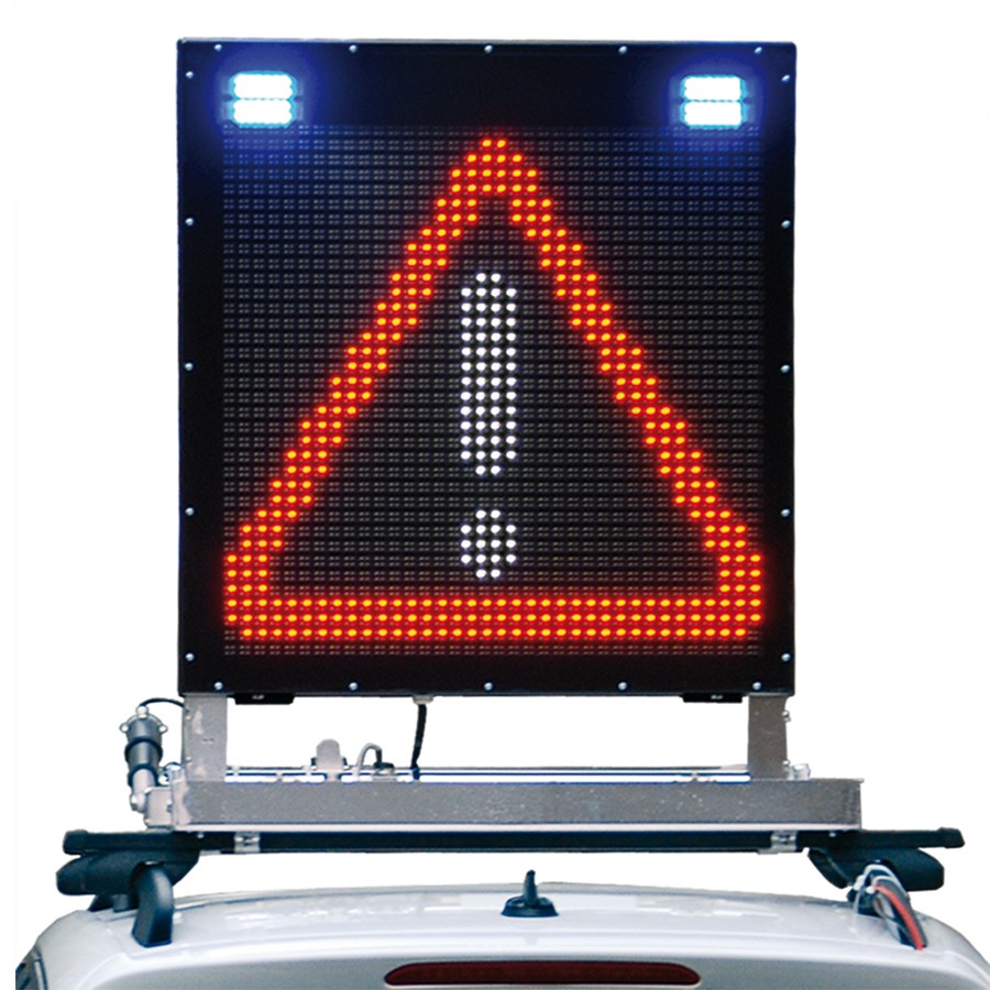 Mobile LED Wechselverkehrszeichen