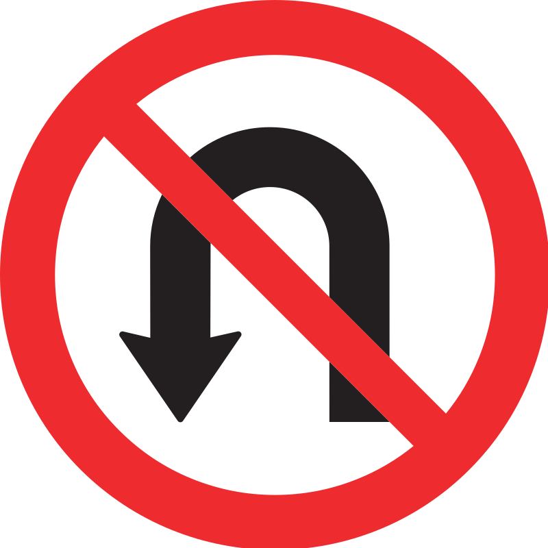 Wenden verboten 80 cm