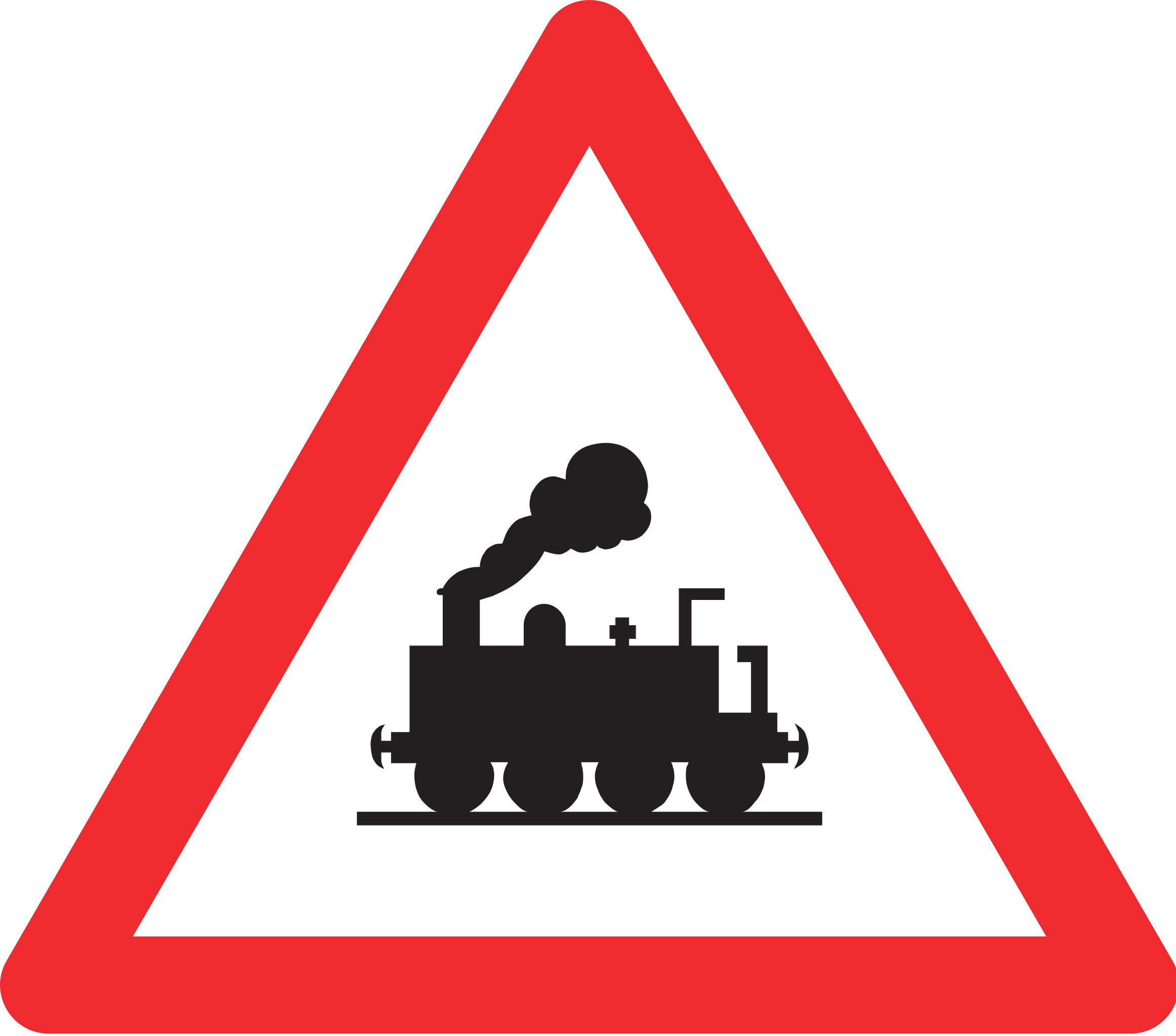 Bahnübergang ohne Schranken 50 cm