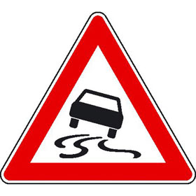 Signal "Schleudergefahr"
