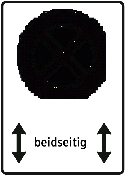 Tafel beidseitiges Halteverbot