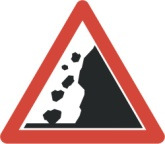 Steinschlag von rechts 50 cm