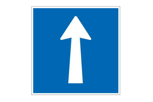 Signal Einbahnstrasse