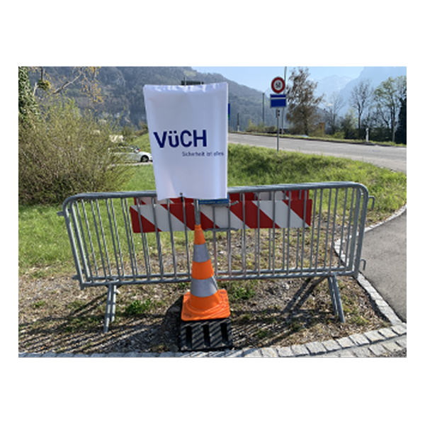Abdeckblache für Signalisation