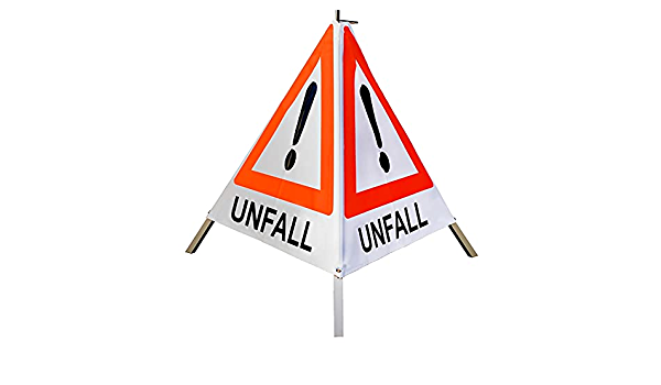 Faltsignal "Vorsicht Unfall"