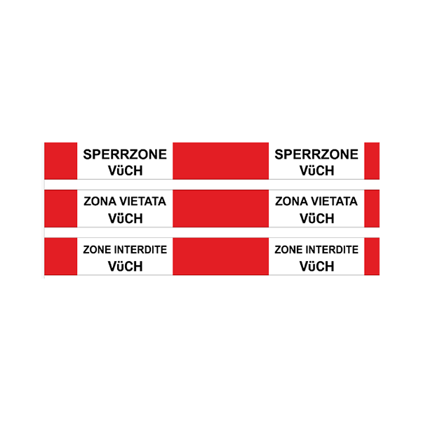 Absperrband «Sperrzone»