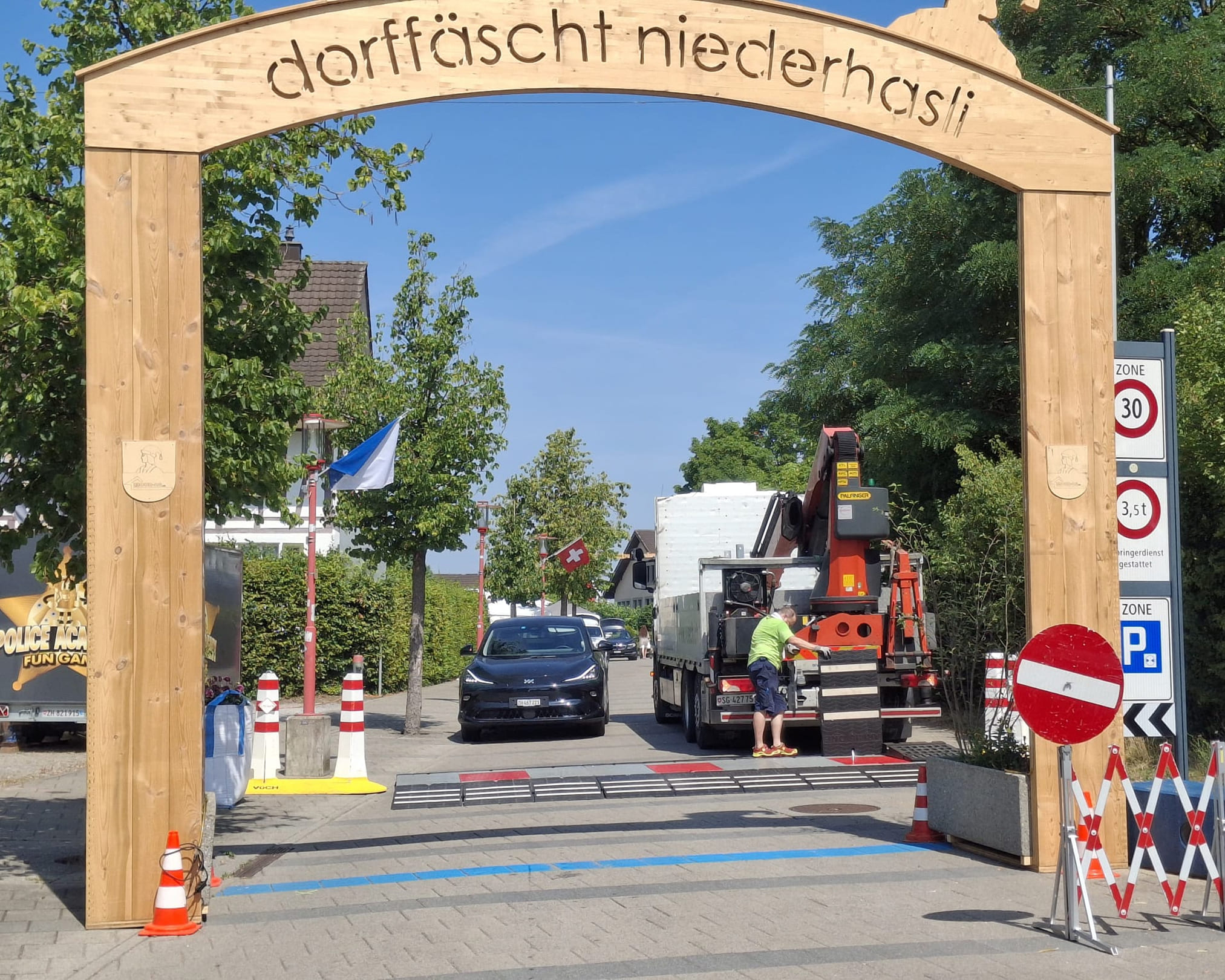 Zufahrtsschutz am Thomasmarkt Weesen